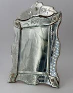 Spiegel- Murano - Hout, Kristal - Venetiër, Antiek en Kunst