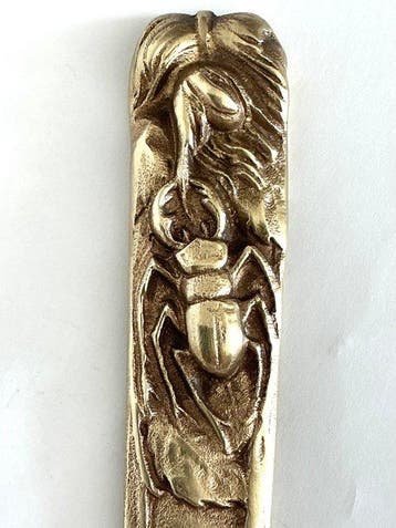 J. Gonay , Bronzen art deco - Couteau à papier - Bronze,