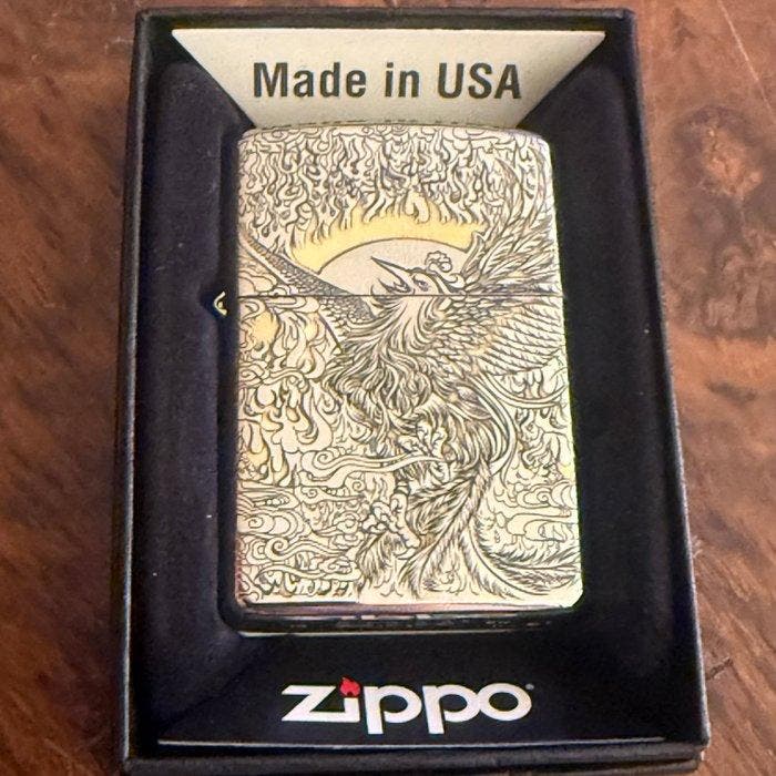 Zippo - Zippo Phoenix Nirvana  - Aansteker - Staal, Collections, Articles de fumeurs, Briquets & Boîtes d'allumettes
