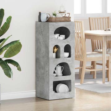 vidaXL Dressoir ELST Beton Grijs 40 x 35 x 100,5 cm Bewerkt, Verzenden, Nieuw