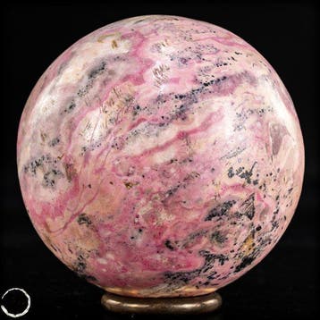 Zeer hoge kwaliteit rhodochrosiet Sphere, Argentinië- 503.85