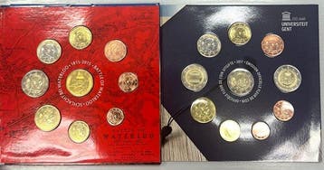 Belgique. Year Set (BU) 2015/2017 Waterloo + Liège/Gand -