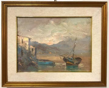 Italiaanse school (XX) - Paesaggio Marittimo