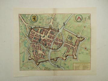 België - Kortrijk; J. Blaeu - Cortracum vulgo Cortryck -, Nieuw