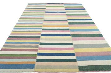Handgeweven Designer Kelim - Afghaanse weef - Kelim - 282 cm, Nieuw
