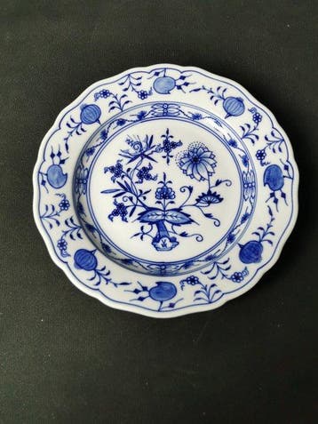 Meissen - Cipolla blu - Piatti da dolce - D.20cm - 1.Wahl -