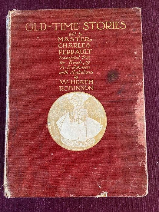 Charle Perrault, W. Heath Robinson, J.M. Barrie , Mabel, Antiek en Kunst, Antiek | Boeken en Manuscripten
