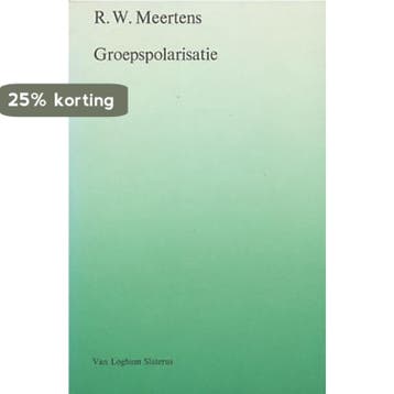 Groepspolarisatie 9789060014530 Meertens, Verzenden, Meertens