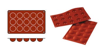 Bakmat | Half-Sphere-Mini Silikomart, Verzenden, Nieuw in verpakking
