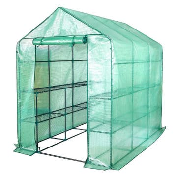 Lendo Online Tuinkas met Folie 143×213×195 cm PE Staal, Verzenden, Nieuw
