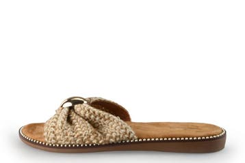 Graceland Slippers in maat 37 Beige, Slippers, Verzenden, Beige, Zo goed als nieuw