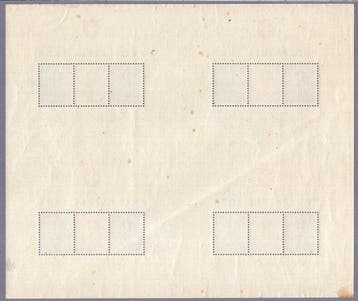 Suisse 1936 - Pour la patrie - Großbogen - Block 2, Gestempeld