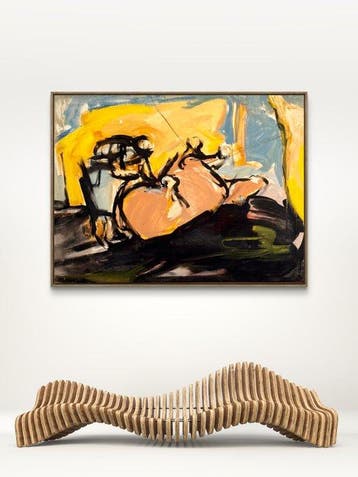 Marcus de Vestele (1941-2024) - Grande figure organique au, Antiek en Kunst