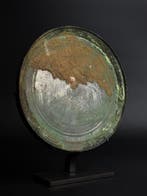 Oud-Khmer Brons Spiegel - 20 cm