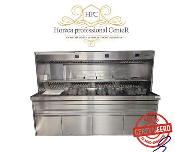Hakto gereviseerde  Bakwand Friteuse 3x 2 manden + bakplaat, Ophalen of Verzenden