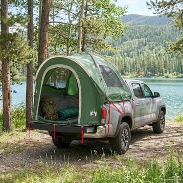 vidaXL Auto Tent Groen 2-persoons Polyester en Staal, Verzenden