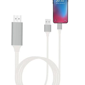 Lightning HDMI adapter — Zeer goed, Verzenden, Nieuw