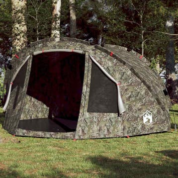 vidaXL Vistent 2-persoons waterdicht camouflage, Verzenden