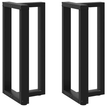 vidaXL Bartafelpoten 2 st T-vormig 50x35x(90-91) cm staal, Huis en Inrichting, Verzenden, Nieuw