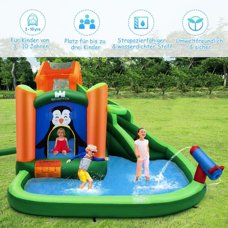 2dekans | Coast Bouncy Castle met een glijwaterpark voor, Kinderen en Baby's, Speelgoed | Overig, Ophalen of Verzenden