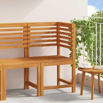 vidaXL Tuinstoel Bruin 50 x 50 x 91cm Massief acaciahout, Tuin en Terras, Verzenden, Nieuw