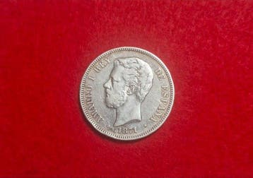 Espagne. Amédée Ier. 5 Pesetas 1871*71 SDM (Sans prix de