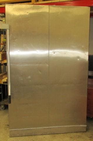 Koelcel schuifdeur RVS, B135 x H205cm, rechts, Nieuw