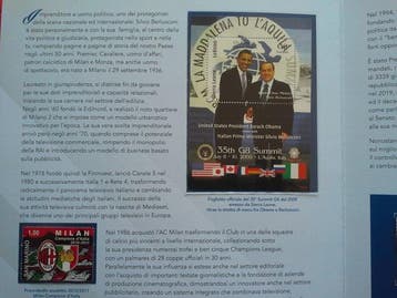 Italiaanse Republiek 2024 - Map Silvio Berlusconi nieuw,, Postzegels en Munten, Gestempeld