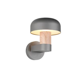 Trio FRASER wandlamp | E27 Fitting | houtimitatie | 19 x 25, Verzenden