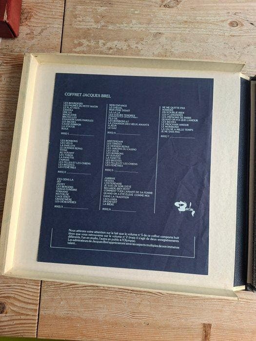 Jacques Brel - BREL (7 x LP Boxset) - LP Box set - Stereo -, Cd's en Dvd's, Vinyl Singles