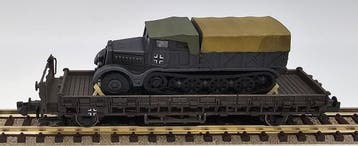 Fleischmann N - Modeltrein goederenwagon (1) - Met de hand
