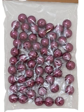 Parel rijgparels 12 mm 50 gr HBL-85-0087-050 Aubergine, Nieuw