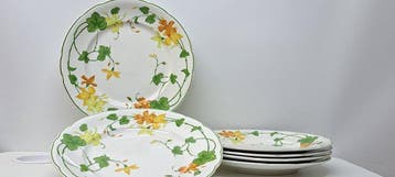 Villeroy & Boch - Bord (6) - Geranium - Vitro-Porzellan -
