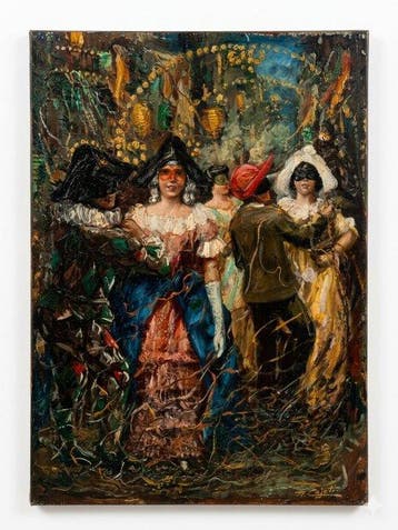 Roberto Cajati (XIX-XX) - Carnevale-mignon, Antiek en Kunst