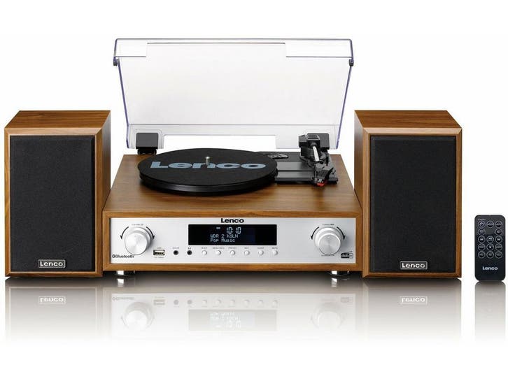 Lenco MC-160WD - HiFi stereo set - Platenspeler DAB+, TV, Hi-fi & Vidéo, Tourne-disques, Envoi