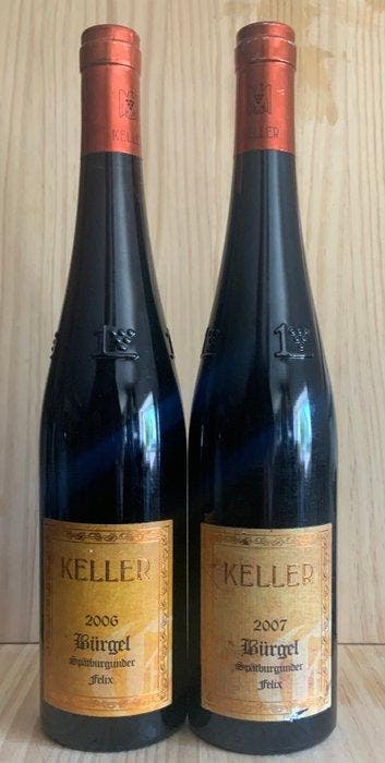 2006 , 2007 Dalsheim Bürgel, Felix Spätburgunder -, Verzamelen, Wijnen