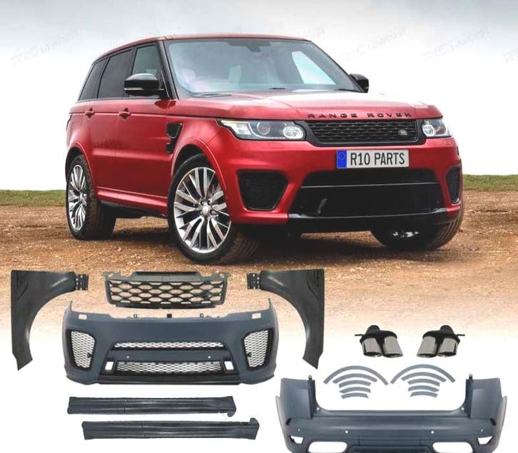 KIT CARROSSERIE RANGE ROVER SPORT L494 13-17 LOOK SVR 2019, Autos : Pièces & Accessoires, Carrosserie & Tôlerie, Envoi