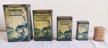 Kwatta Olanda Cacao - Blikken doos (5) - Complete