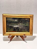 G. van Landeghem (1883-1948) - Paysage rural avec vaches, Antiquités & Art