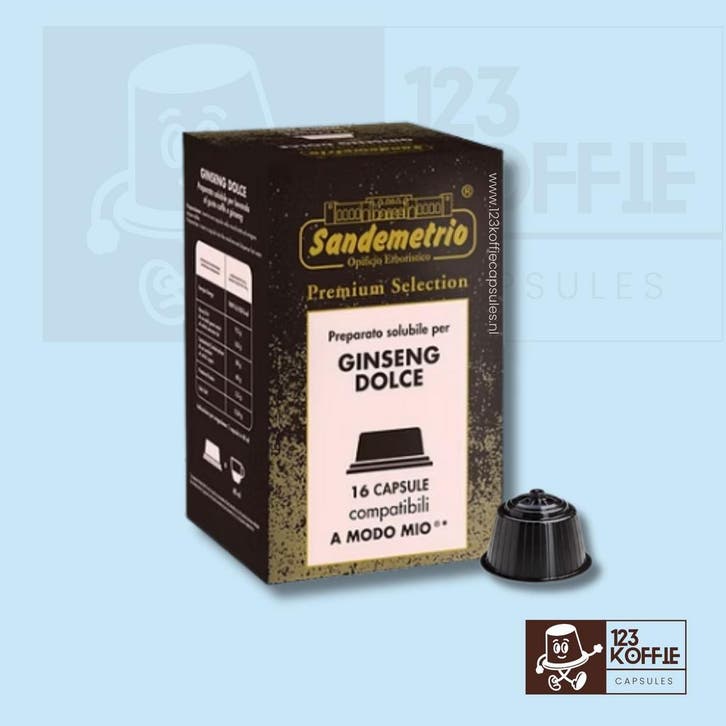 Ginseng koffie capsules  A Modo Mio 16 stuks Sandemetrio, Elektronische apparatuur, Koffiemachine-accessoires, Verzenden