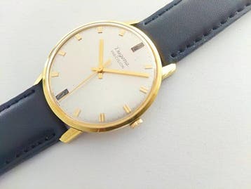 Dugena - Precision Swiss gold plated mens - Zonder, Handtassen en Accessoires, Horloges | Heren, Nieuw