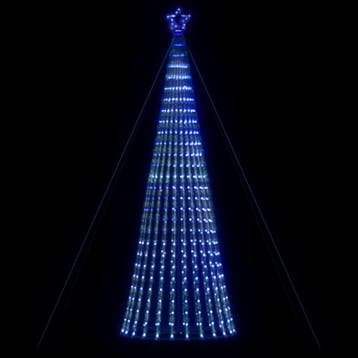 vidaXL LED-kerstboom 1028 LEDs 403 cm blauw, Verzenden, Nieuw