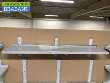 Etagère murale en acier inoxydable 160 x 30 cm Horeca, Verzenden