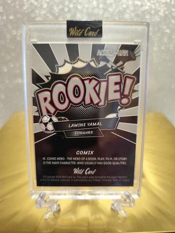 Wild Card Wild Card Comix Lamine Yamal Rookie-kaart, Enige, Nieuw