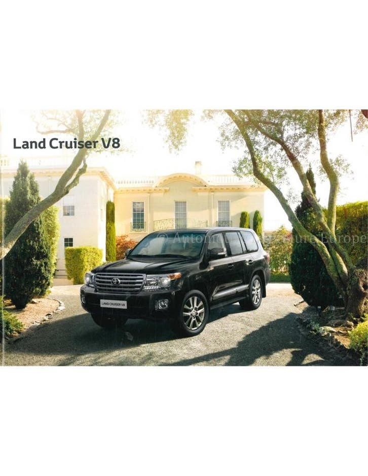 2012 TOYOTA LAND CRUISER V8 BROCHURE NEDERLANDS, Boeken, Auto's | Folders en Tijdschriften