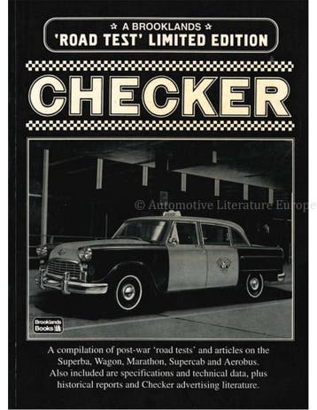 CHECKER, A BROOKLANDS ROAD TEST LIMITED EDITION, Ophalen of Verzenden, Nieuw
