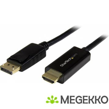 StarTech.com DisplayPort-naar-HDMI-converterkabel 2 m 4K, Verzenden, Nieuw