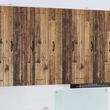 vidaXL Wandkast LUCCA Oud hout 30 x 31 x 100 cm Bewerkt hout, Verzenden, Nieuw