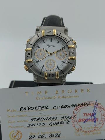 Reporter - Chronograph - Sans prix de réserve - Homme -, Nieuw