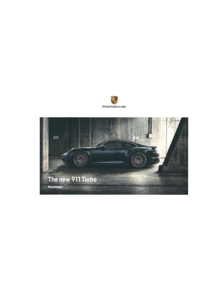 2020 PORSCHE 911 TURBO HARDCOVER BROCHURE ENGELS, Livres, Autos | Brochures & Magazines